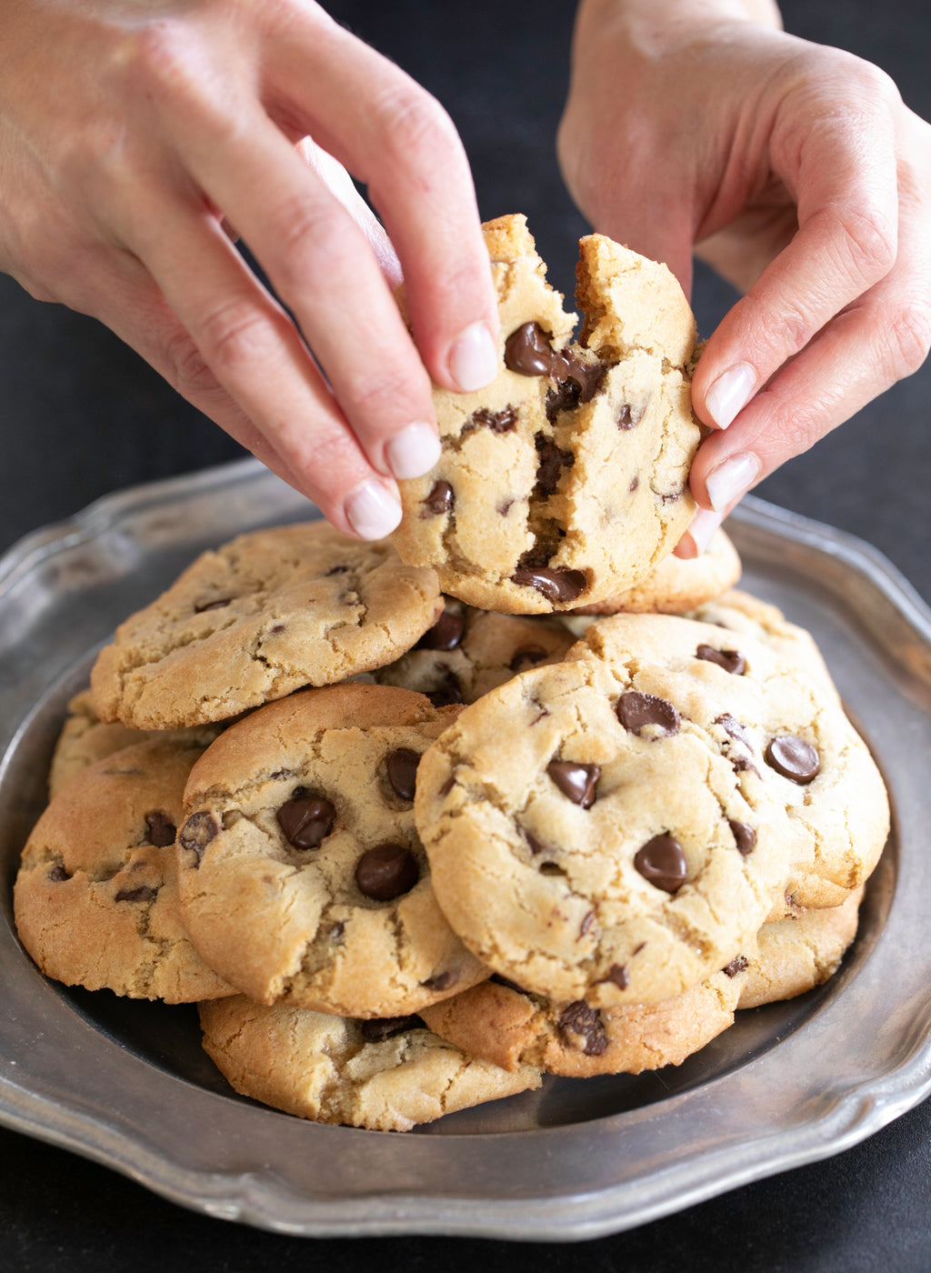 Chocolate cookies made with Nicole's Best gluten free flour for baking