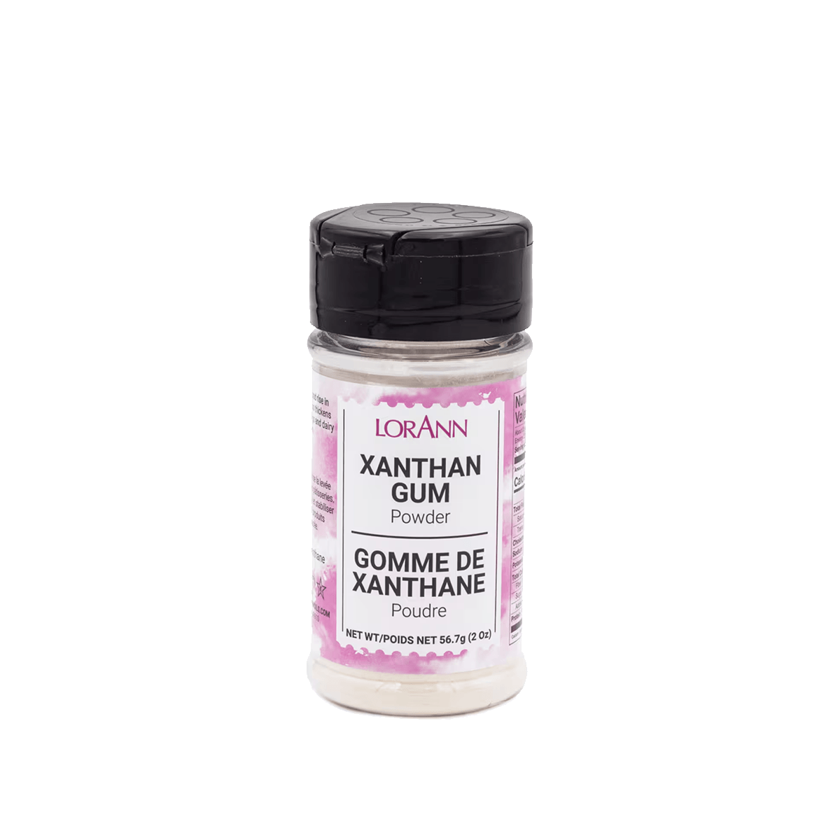 Bottle of LorAnn Xanthan Gum Powder